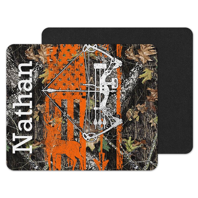 Deer Hunter Bow Custom Personalized Mouse Pad